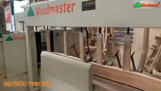 MÁY ĐÁNH TUBI CHÉP HÌNH CNC CHÀ NHÁM ( Máy Phay Toupi cnc 4 Trục Woodmaster)