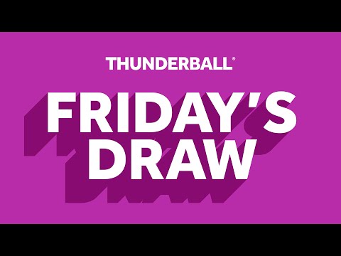 The National Lottery Thunderball draw results from Friday 24 October 2025