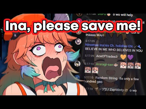 Kiara got frustrated and wanted to summon Ina, then a miracle happened Kiara got frustrated and wanted to summon Ina, then a miracle happened