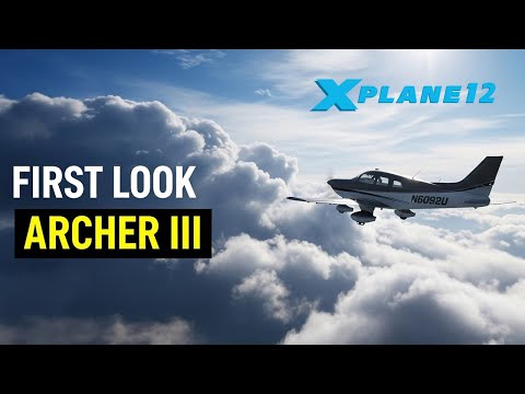 First Look: JustFlight PA-28 Archer III for X-Plane 12
