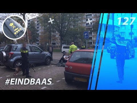 Eindbaas mee op straat. Politievlogger Jan-Willem. Politie. Korpschef