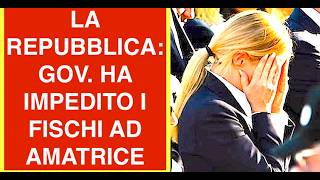 LA REPUBBLICA: GOV. HA IMPEDITO I FISCHI AD AMATRICE. ECCO COME