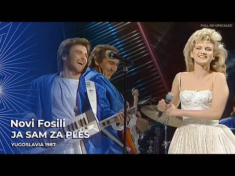 Novi Fosili - Ja sam za ples (Eurovision Yugoslavia 1987) FULL HD UPSCALED