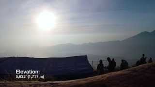 preview picture of video 'Sunrise at Mount Batur, Bali, Indonesia - Aerial Video'