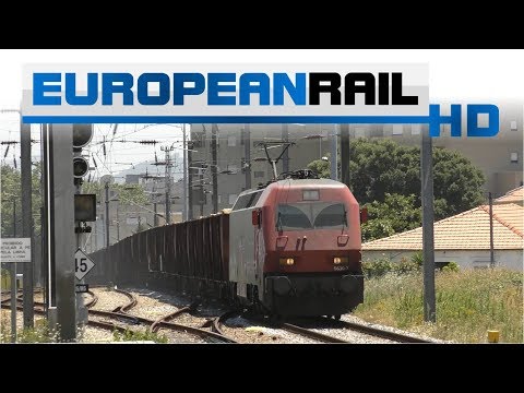 MEDWAY 5600 loco 5630 + Comboio Madeira + Areia passes Valongo Station