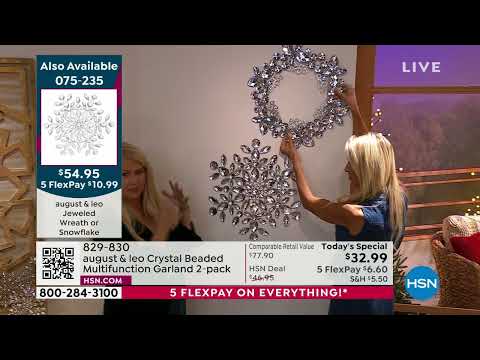 HSN | Christmas in July - august & leo Holiday Home by Giuliana Rancic 07.08.2023 - 02 PM