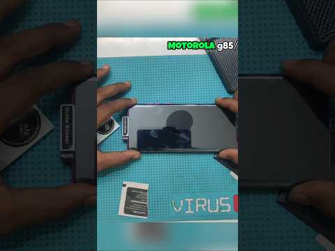 Curveed glass install on Motorola g85 #shorts #ytshots #uvglass #glass