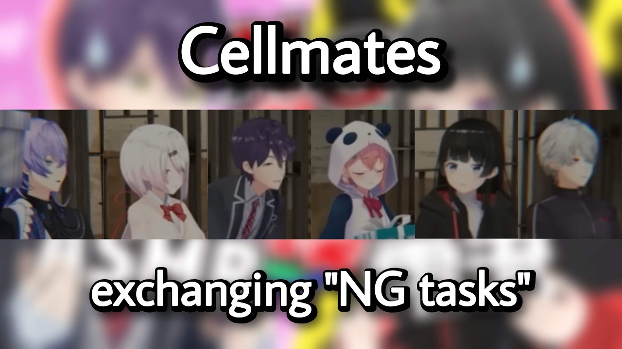 cellmates exchanging NG tasks | Nijisanji eng subs