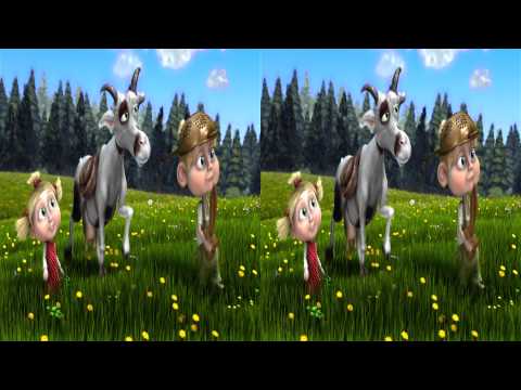 Kozí příběh 2 - Kozí příběh se sýrem - písnička 2012 ve 3D / Goat story in 3D