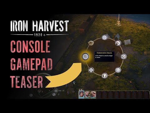 Iron Harvest Console Controller & PC Gamepad Teaser  | RTS Game