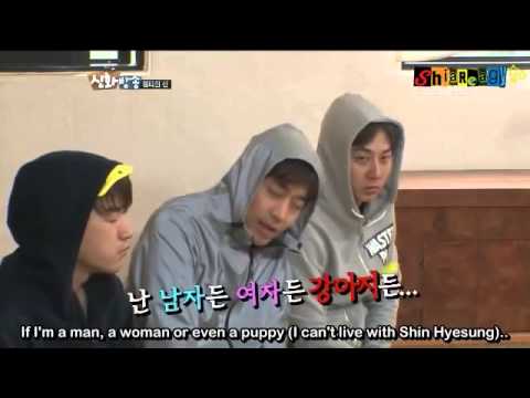 ShinBang (cut) - Can't live with Hyesungie