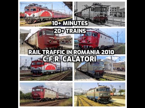 🔴 [10+ minutes] Trafic feroviar/ Rail traffic in Romania - C.F.R. Calatori 🚄