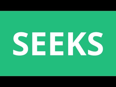 How To Pronounce Seeks - Pronunciation Academy