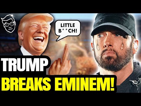 Trump BREAKS Eminem | Rapper Literally Shaking, Breaks Down In TEARS Over Donald Trump