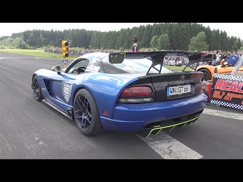 Dodge Viper SRT X - REVS & DRAG RACE
