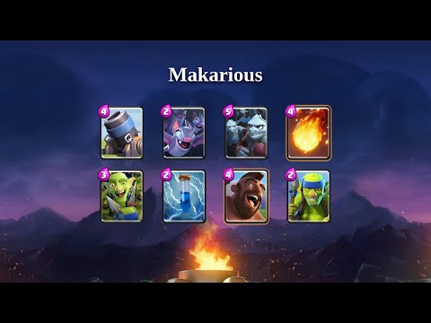 Makarious | Mortar, Hog Rider deck gameplay [TOP 200] | January 2021