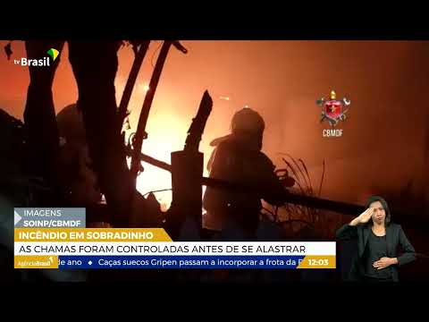 DF | Incêndio atinge residência em assentamento na DF-440
