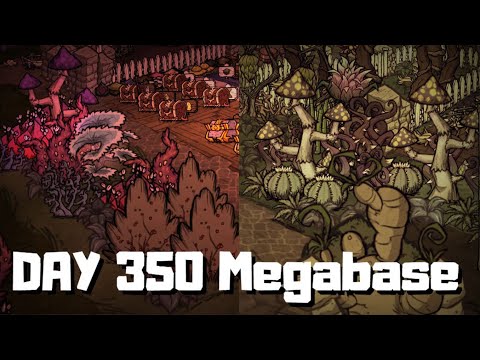 Dont Starve Day 350 BASE TOUR - a showcase of my little megabase in Don't Starve Together.