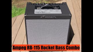 Video thumbnail for Bass Musician Magazine Reviews - Ampeg RB-115 Rocket Bass Combo by Bass Musician Magazine