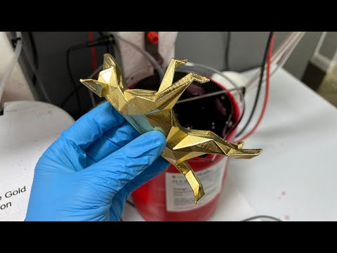 Gold Plating a 3D printed item