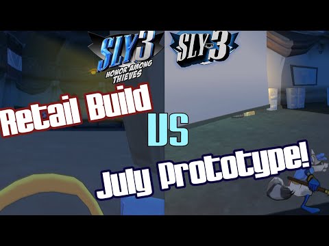 Carmelita's blank slideshow - Sly 3 July prototype Police HQ comparison