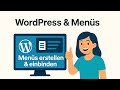 WordPress Menüs Erstellen Hauptmenü Mobiles Menü Footer Menü Einrichten
