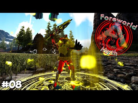 ENFRENTANDO O BOSS NA LANÇA!! pt.08 - ARK FOREWORLD MYTH