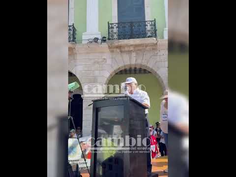RECHIFLAS A LÍDER DE LA CROC EN PLENO 1° DE MAYO EN MÉRIDA
