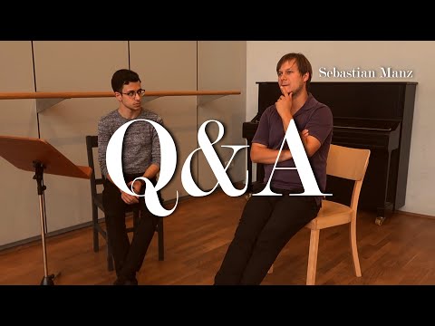 Q&A with Sebastian Manz