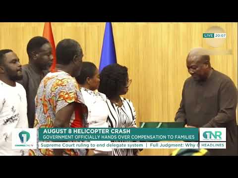Government Presents Support Packages to Children of August 6 Helicopter Crash Victims