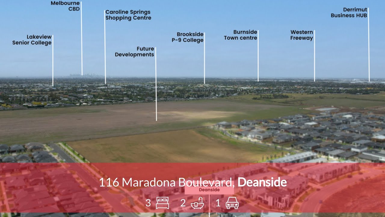 Property Video 116 Maradona Boulevard, DEANSIDE VIC 3336