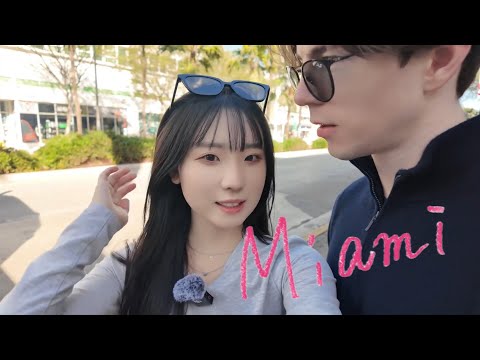 アメリカ国内旅行｜マイアミ初日vlog | ビーチ散策から夜の街へ【1/3】