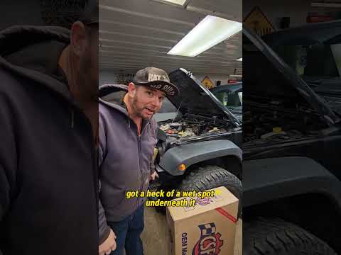 replacing jeep wrangler radiator part 1 #ratrodgarage