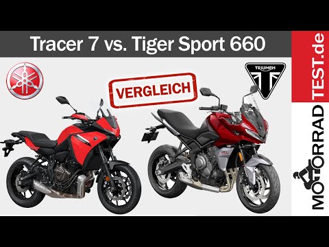 Triumph Tiger Sport 660 vs. Yamaha Tracer 7 | Vergleich der Cross-Over Bikes der Mittelklasse