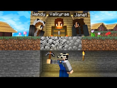 i infiltrated an ALL-GIRLS Minecraft base...