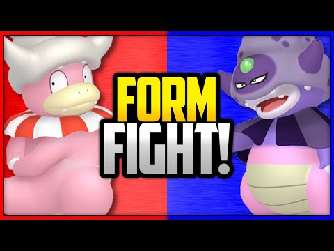 SLOWKING VS GALARIAN SLOWKING ► Pokémon Form Fight (Sword & Shield Crown Tundra)