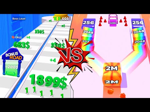 Digit Shooter! vs Jelly Run 2048 – Which Game Wins? 🆚 Versus Maths Game