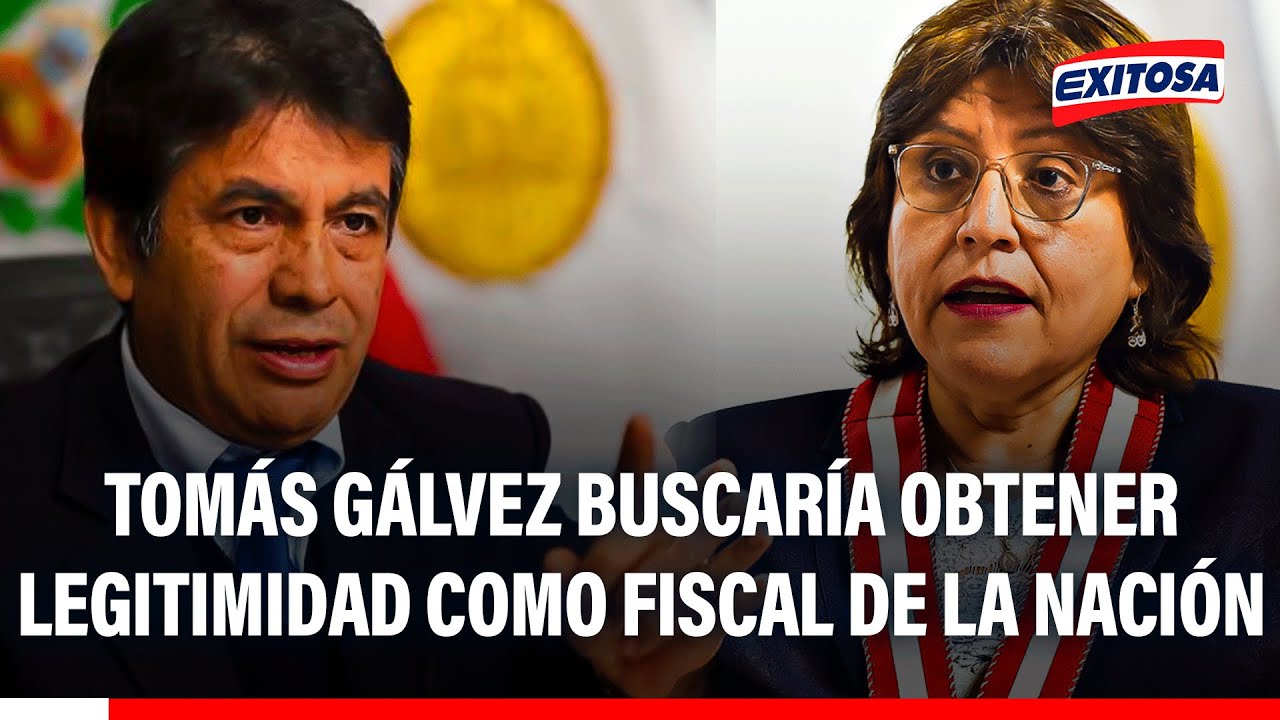 🔴🔵 Tomás Gálvez buscaría obtener LEGITIMIDAD como fiscal de la Nación, según experto