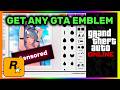 How Get Any GTA 5 CUSTUM EMBLEM Easy Updated Video 2025