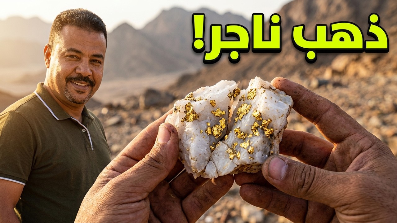 كيف تعرف أن الذهب قريب منك؟ أسرار الصخور والعروق