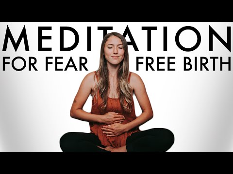 MEDITATION for PREGNANCY ANXIETY | Meditation During Labor | Hypnobirth Guided Meditation