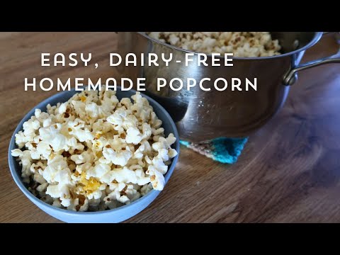 The BEST Stovetop Popcorn with NO seed oils | Dairy-free, Vegan
