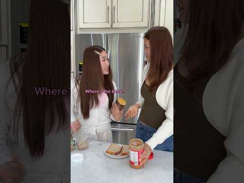 Where’d it go🤨 #sister #sisters #relatable #funny #funnyvideo #comedy #foodie #foodies #foodlover