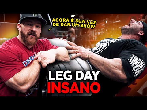 FLEX TOOK RAFA TO THE EXTREME | INSANE LEG DAY [ ENG ]