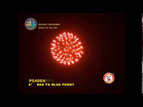 SA100PE15 - 4 INCH SHELL - WIZARD FIREWORKS - PS4004