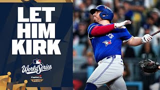 COMEBACK KIRK! Alejandro Kirk's 3-run home run puts the Blue Jays in front in World Series Game 3! 🤯