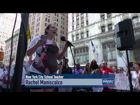 NYC Teachers Rally Against the COVID–19 Vaccination Mandate