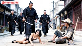 [PT DUB] Samurais maltratavam os civis, um Carroceiro matou todos eles e depois fugiu para um templo