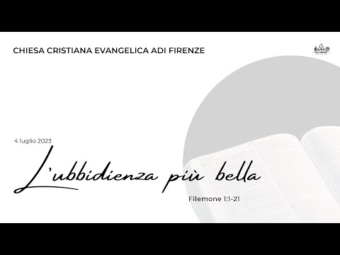 L'ubbidienza più bella (Filemone 1 :1-21)