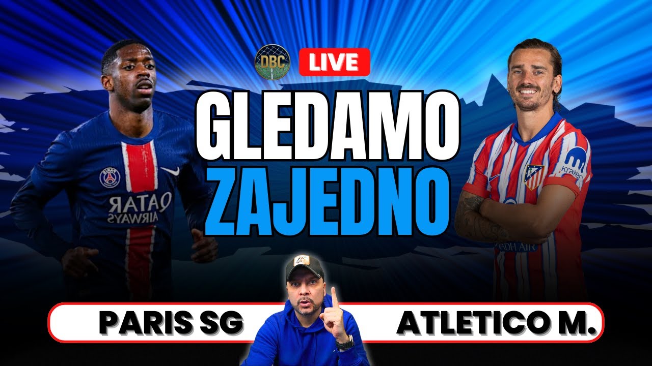 PSG vs ATLETICO MADRID 4:0 (LIVE)! PSG RAZBIO ATLETICO!